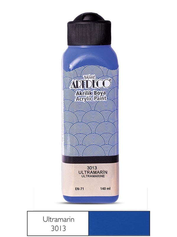 ARTDECO 070R-3013 AKRİLİK BOYA 140ML ULTRAMARİNE