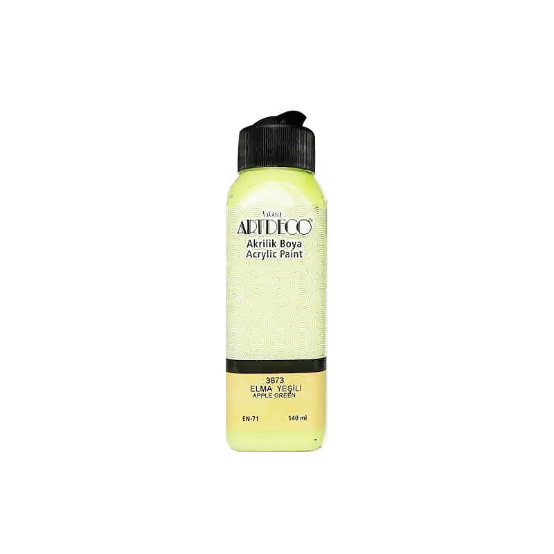 ARTDECO 070R-3673 AKRİLİK BOYA 140ML ELMA YEŞİLİ