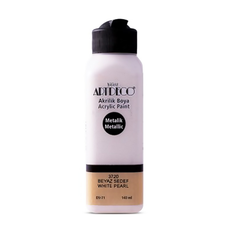 ARTDECO 071R-3720 METALİK AKRİLİK BOYA 140ML SEDEF