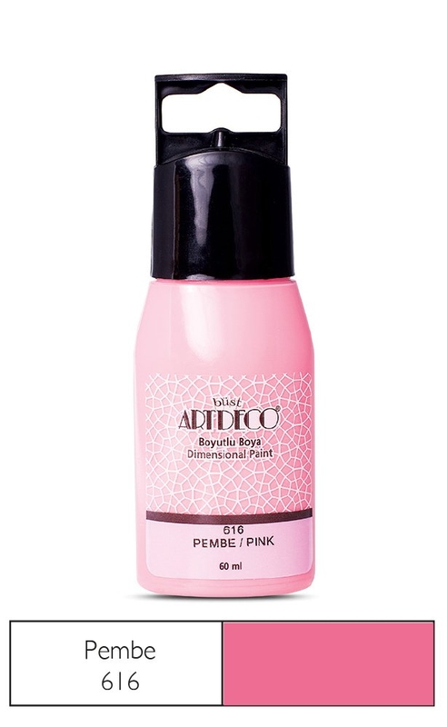 ARTDECO 042C-616 BOYUTLU BOYA 60ML PEMBE