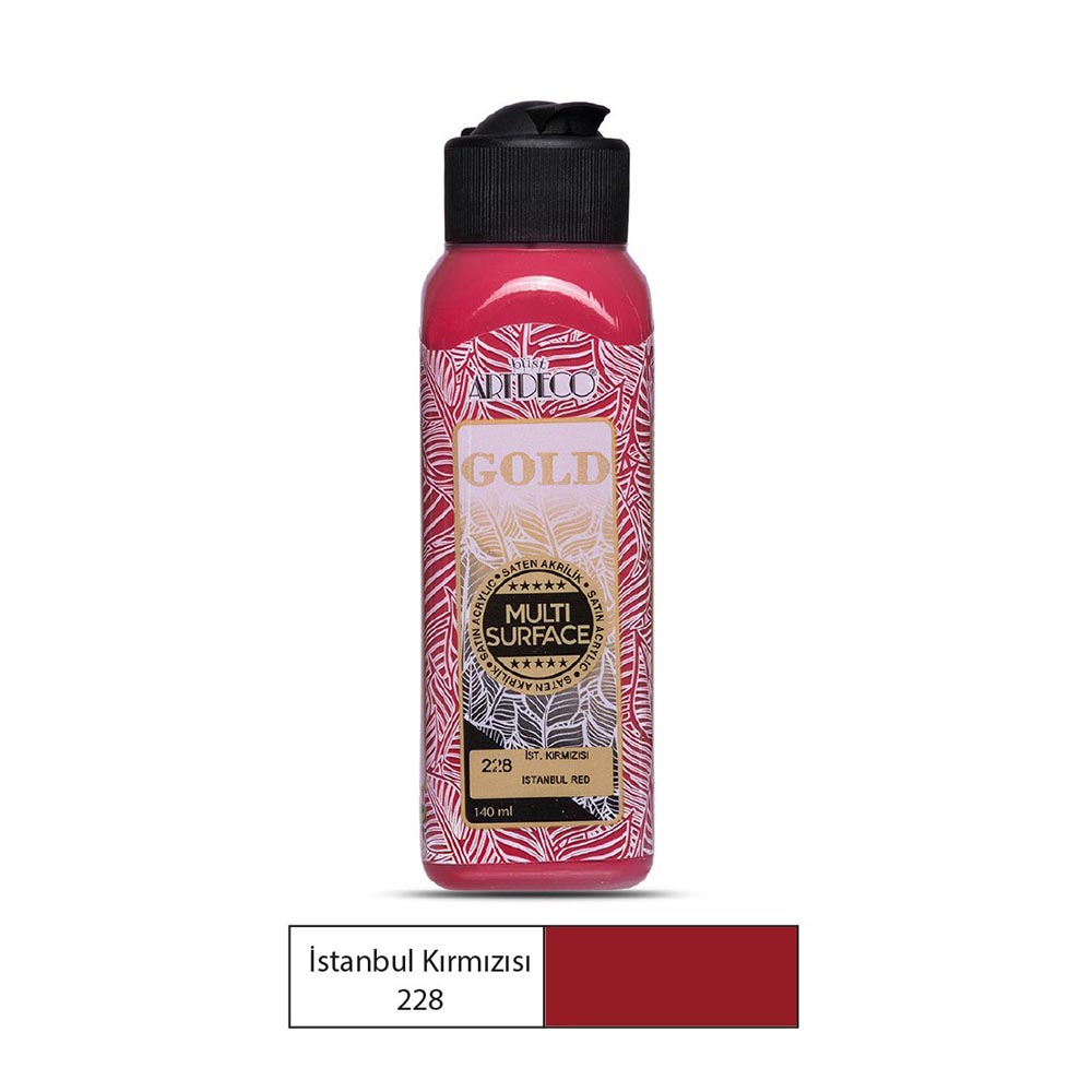 ARTDECO G70R-228 AKRİLİK GOLD BOYA 140ML İST.KIRMI