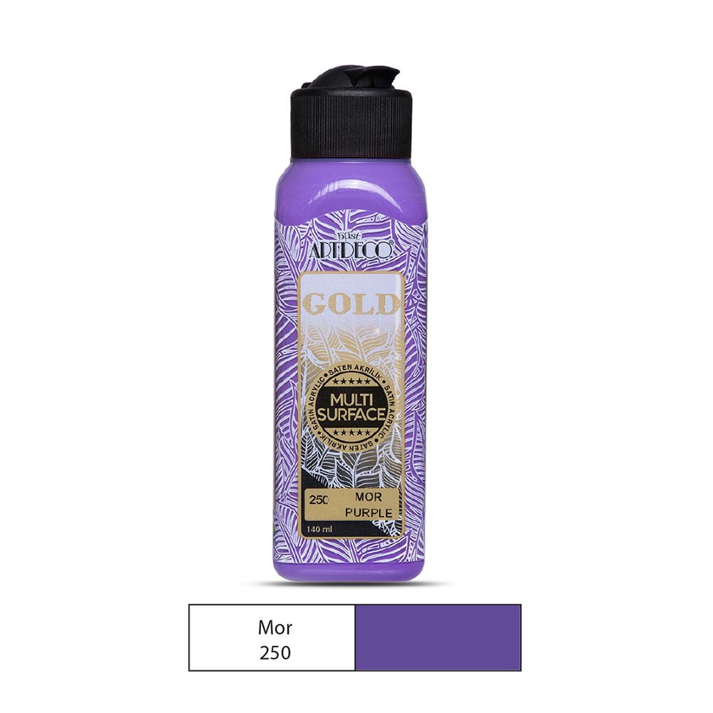 ARTDECO G70R-250 AKRİLİK GOLD BOYA 140ML MOR