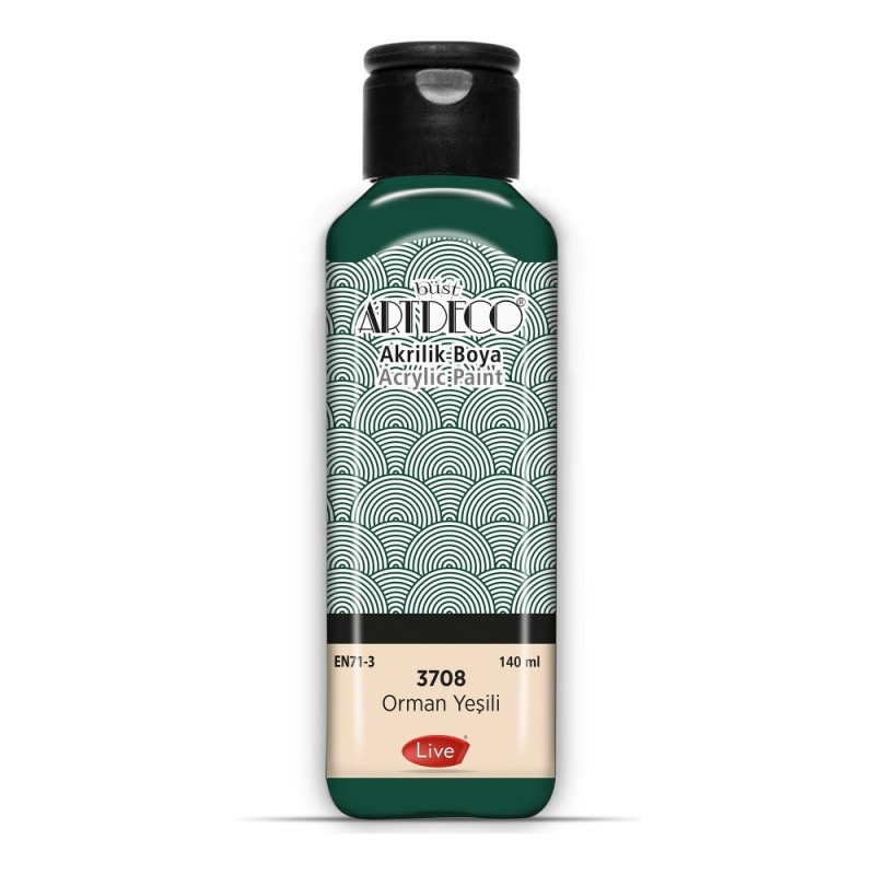 ARTDECO 070R-3708 AKRİLİK BOYA 140ML ORMAN YEŞİLİ