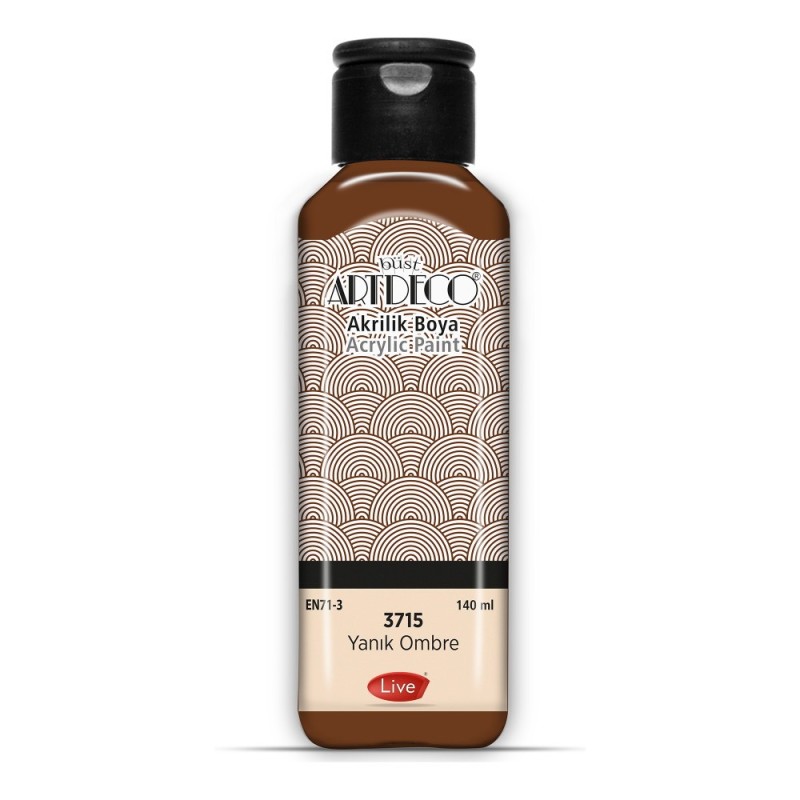ARTDECO 070R-3715 AKRİLİK BOYA 140ML YANIK OMBRE