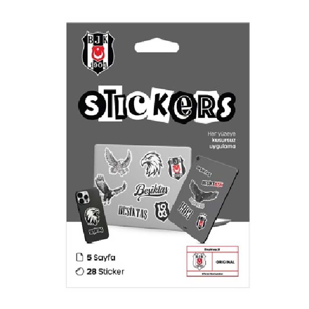 PİOLENT BJKST24003 BEŞİKTAŞ GRİ STİCKER
