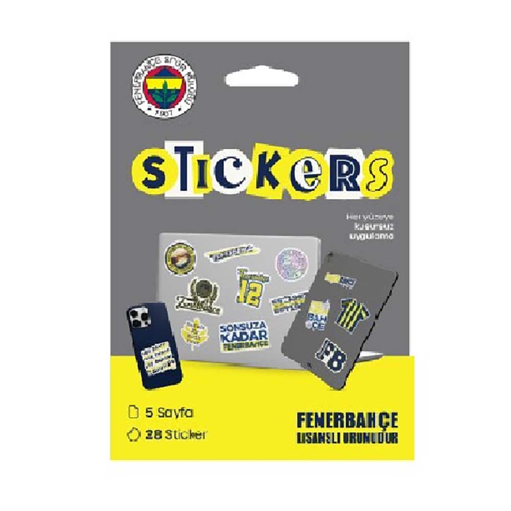 PİOLENT FBST24003 FENERBAHÇE GRİ STİCKER