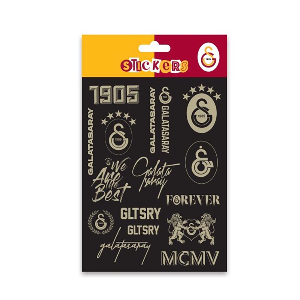 PİOLENT GSST26005 GALATASARAY SİYAH ASİL STİCKER