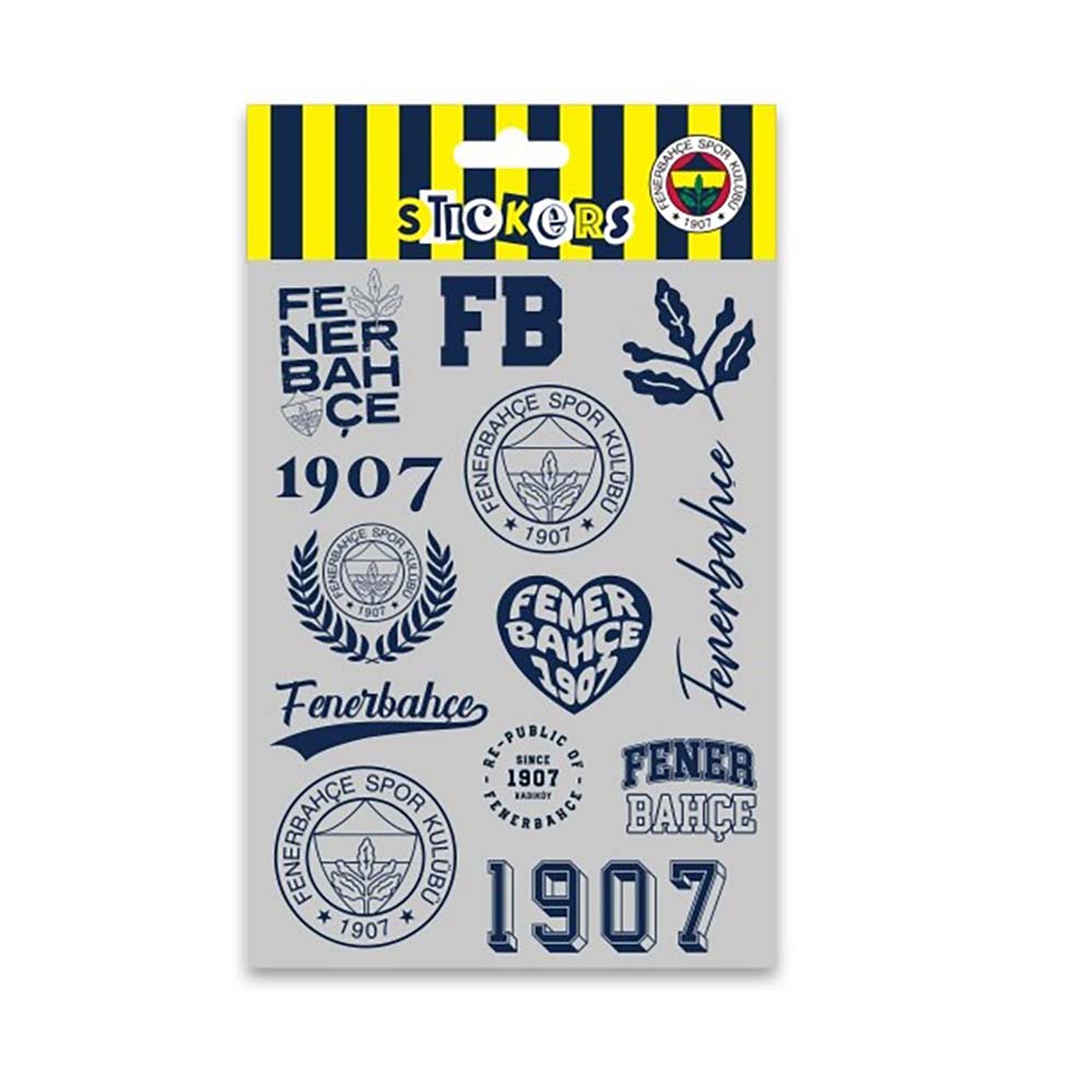 PİOLENT FBST26008 FENERBAHÇE GRI LACİVERT STİCKER