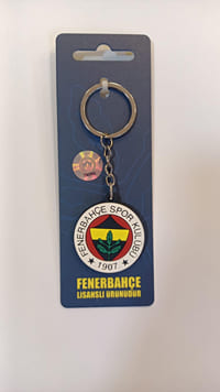 PİOLENT FBSILD26001 SİLİKON ANAHTARLIK FENERBAHÇE ARMA