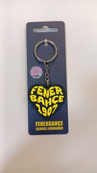 PİOLENT FBSILD26006 SİLİKON ANAHTARLIK FENERBAHÇE KALP