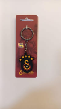 PİOLENT GSSILD26002 SİLİKON ANAHTARLIK GALATASARAY 5 YILDIZ ARMA