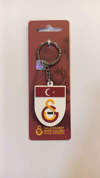 PİOLENT GSSILD26008 SİLİKON ANAHTARLIK GALATASARAY BAYRAK ARMA