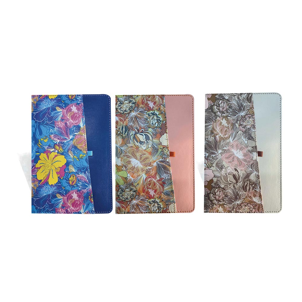 LİZ FLW7128 SUNİ DERİ ÇİÇEK DESEN YANDAN CEPLİ DEF 13X21