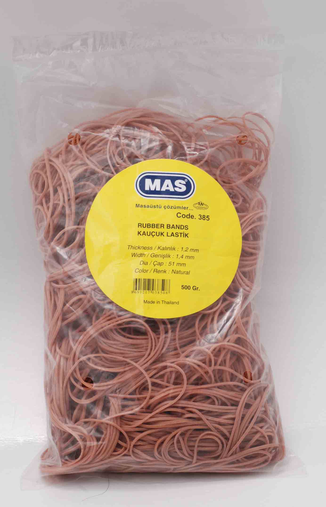 MAS 385 PAKET LASTİĞİ MİDİ 500GR