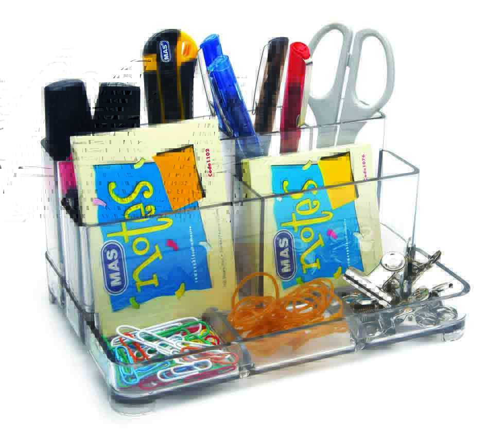 MAS 0810 DESK ORGANİZER ŞEFFAF