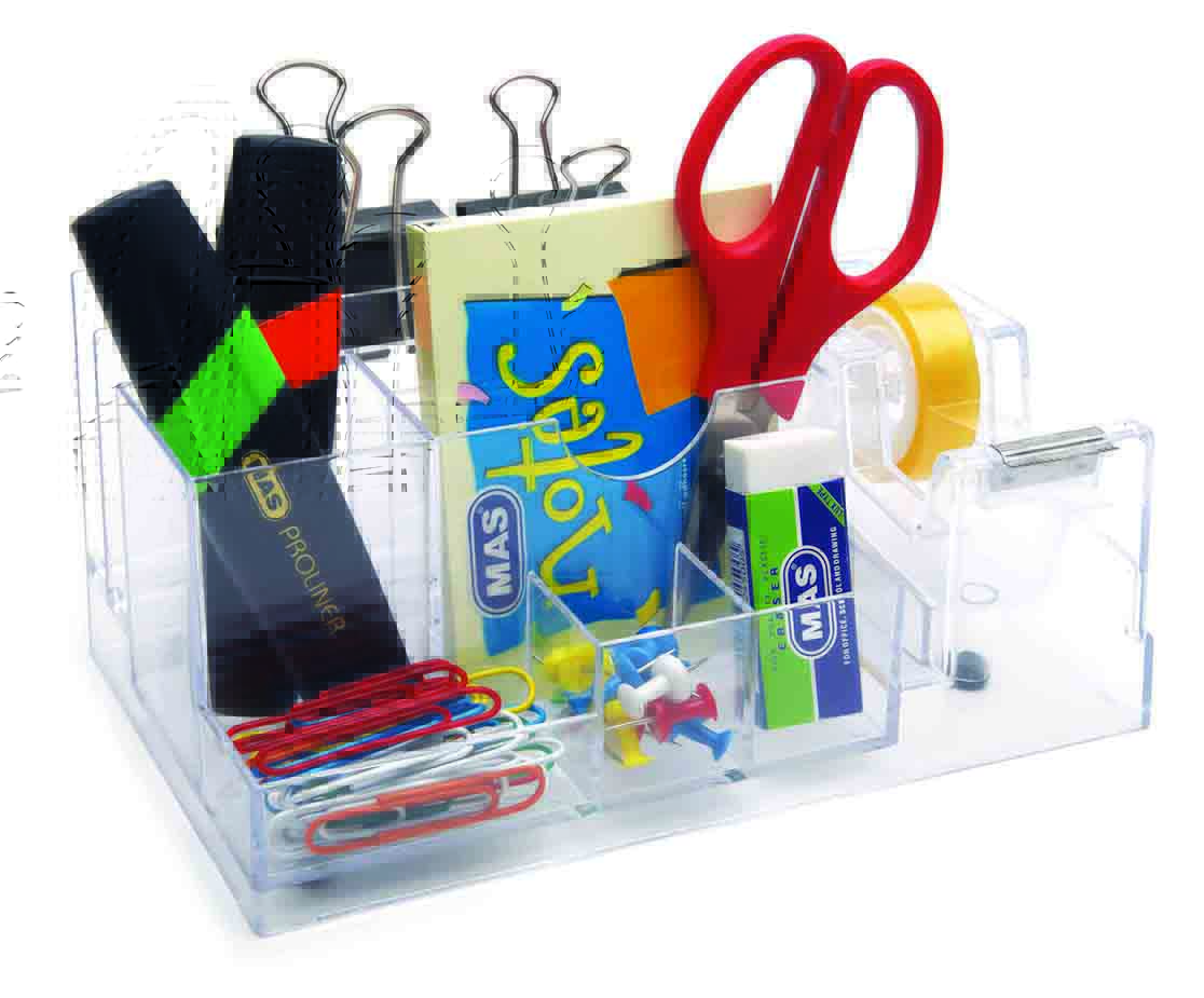 MAS 0815 DESK ORGANİZER BANT KESİCİLİ ŞEFFAF