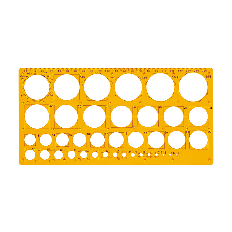 MAPED 277620 DAİRE ŞABLONU 1 DEN 35 E