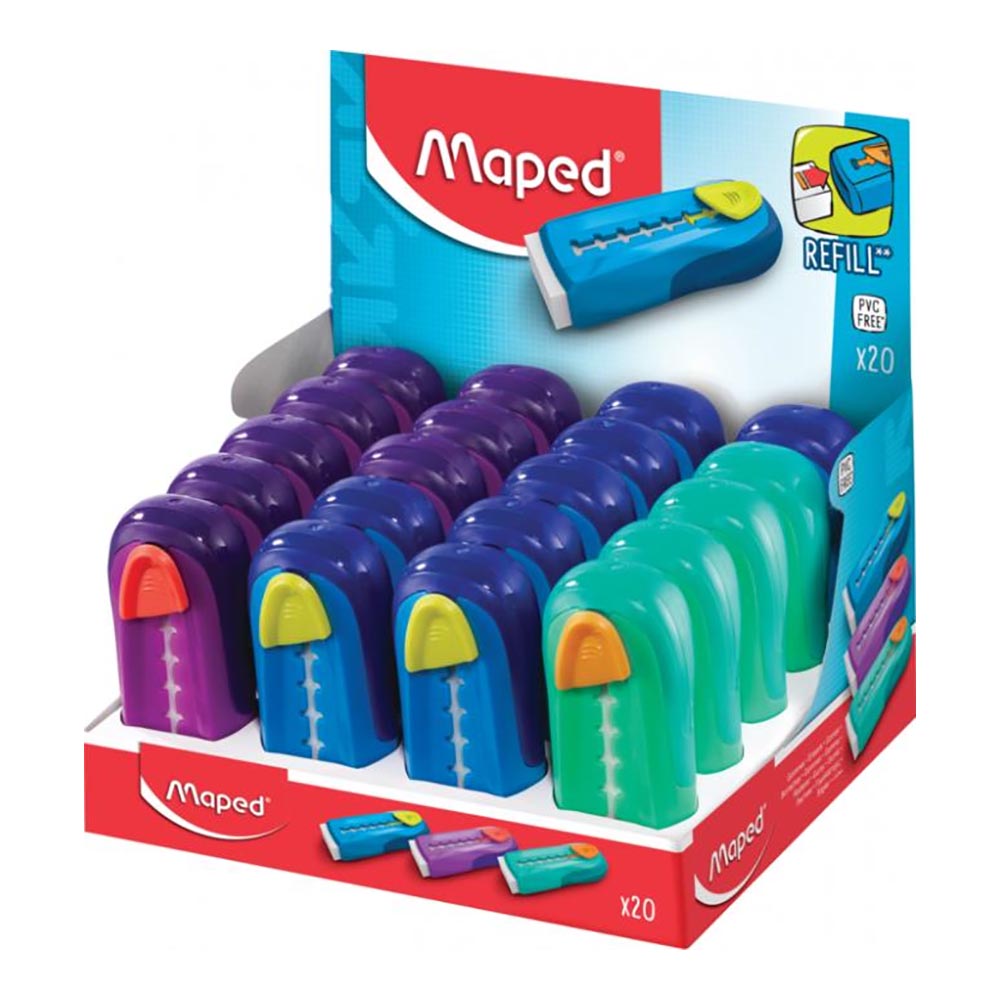 MAPED 512000 MAKET BIÇAĞI GÖRÜNÜMLÜ SÜRGÜLÜ SİLGİ
