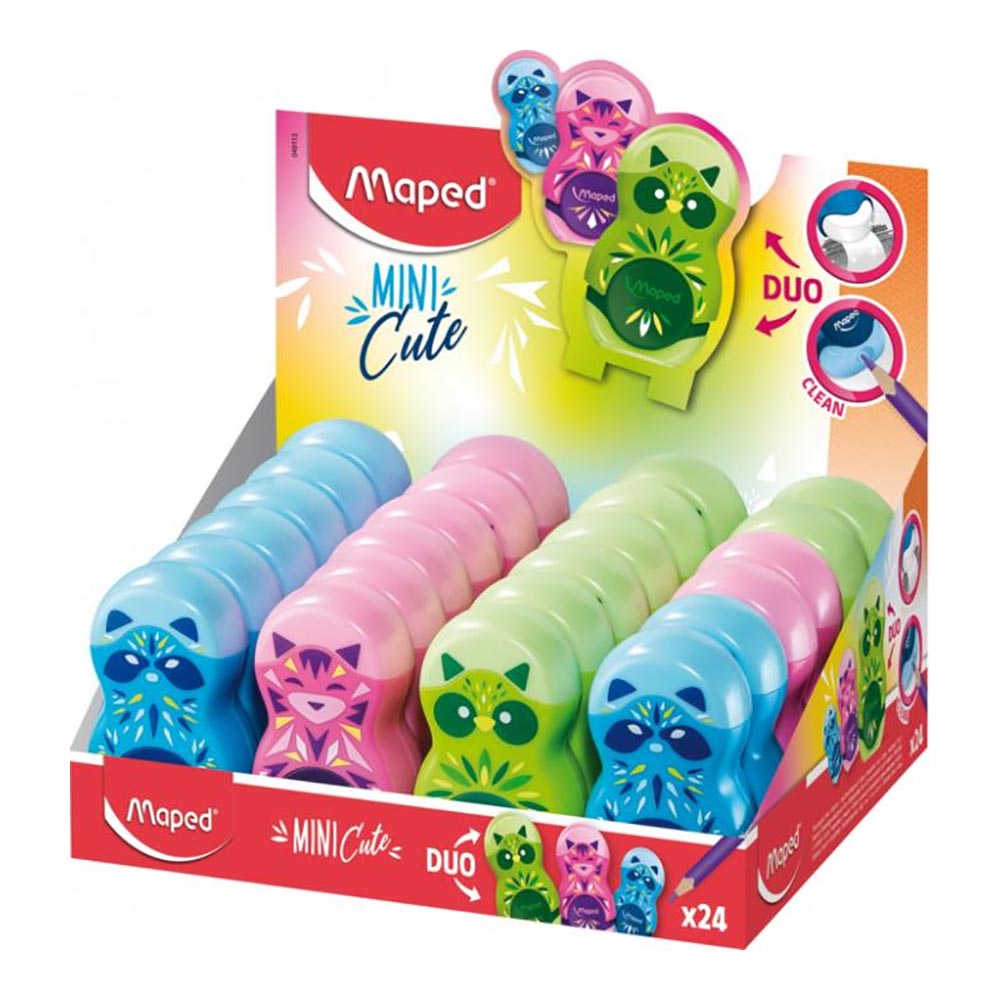MAPED 049113 KALEMTRAŞ MINI CUTE TEK DELİKLİ SİLGİLİ