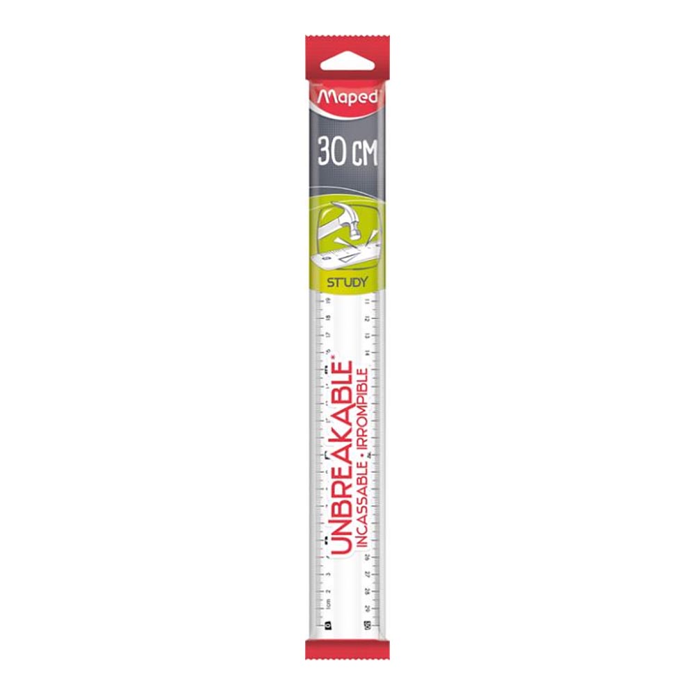MAPED 245620 CETVEL STUDY ŞEFFAF KIRILMAZ 30CM