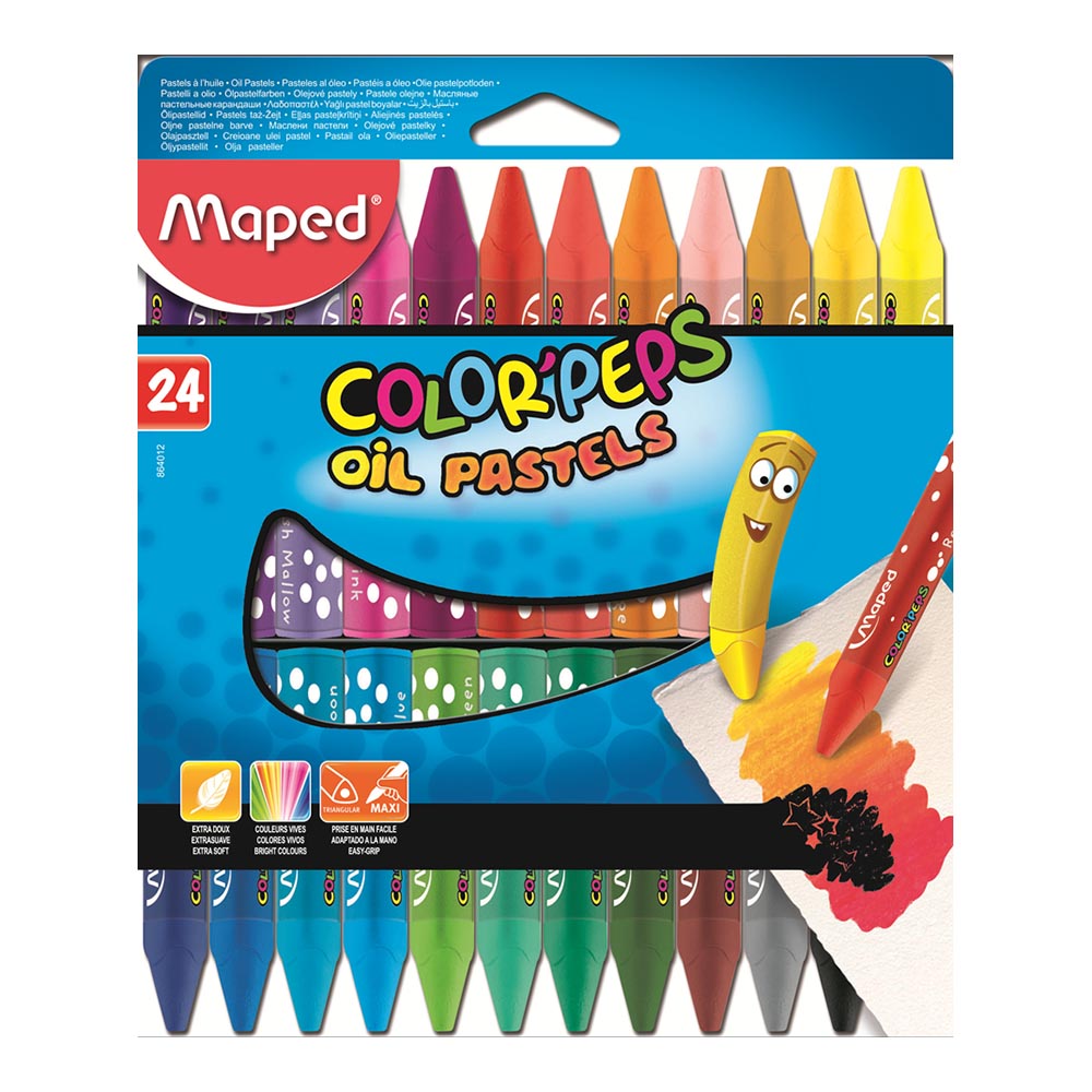 MAPED 864012 COLOR PEPS YAĞLI PASTEL 24LÜ