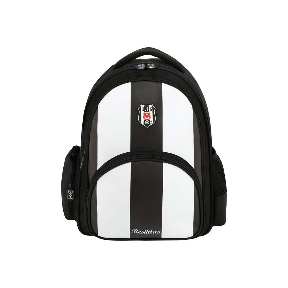 ME 25356 BEŞİKTAŞ ME TEAM ÇUBUKLU SUNİ DERİ OKUL ÇANTASI