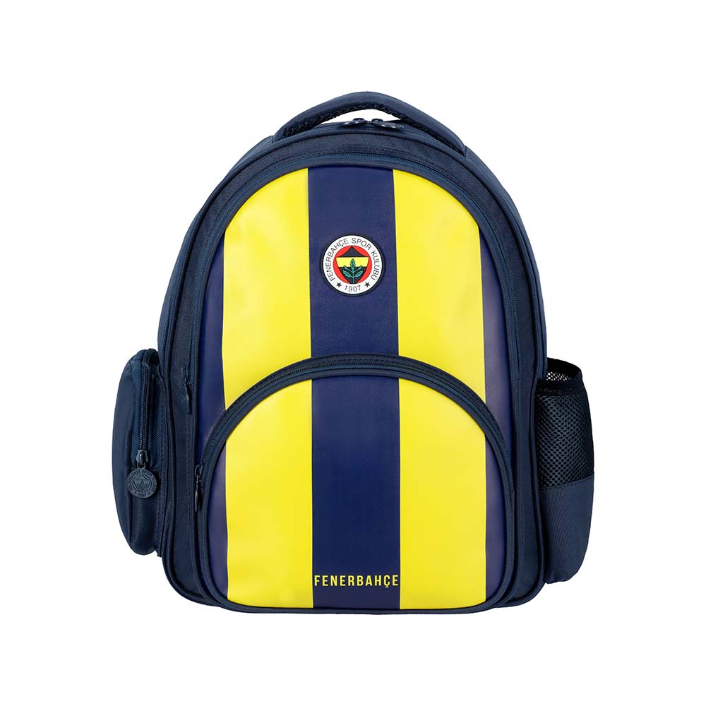 ME 25756 FENERBAHÇE EFSANE ÇUBUKLU SUNİ DERİ OKUL ÇANTASI
