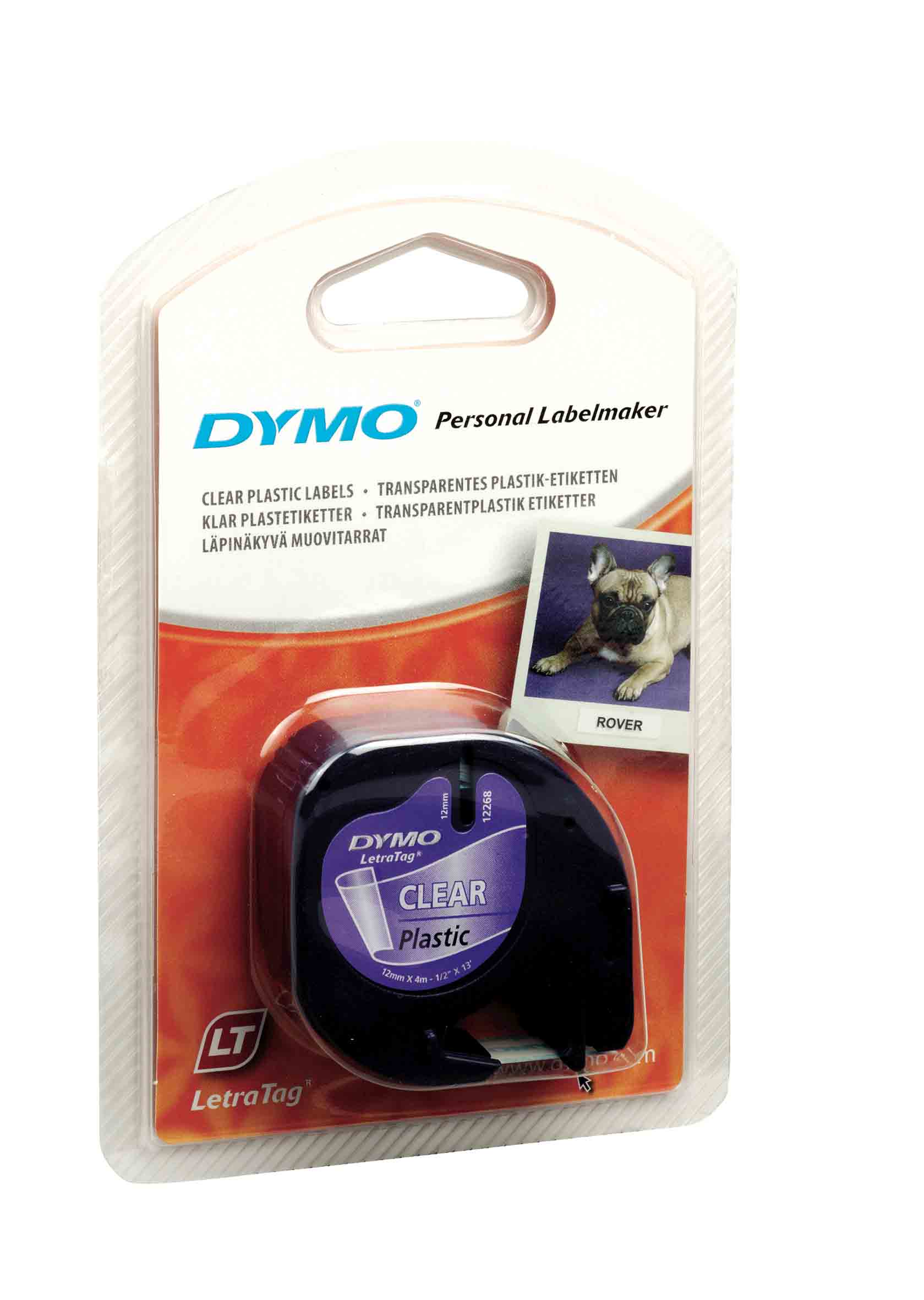 DYMO S071530 LETRATAG ŞERİT PLASTİK CLEAR