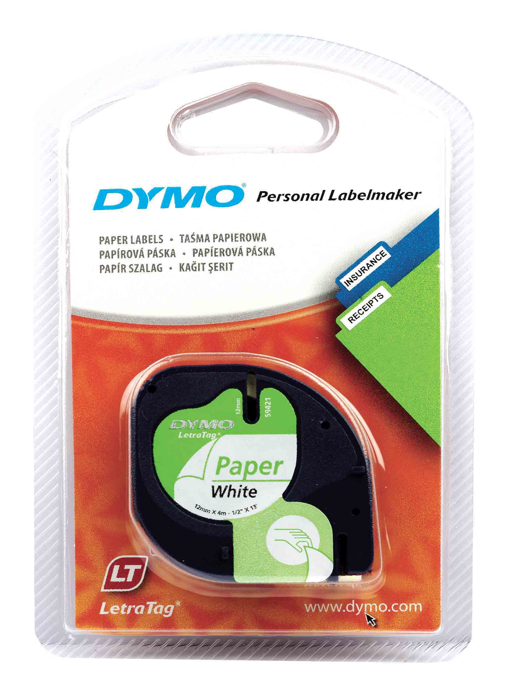 DYMO S0721510 LETRATAG ŞERİT KAĞIT BEYAZ