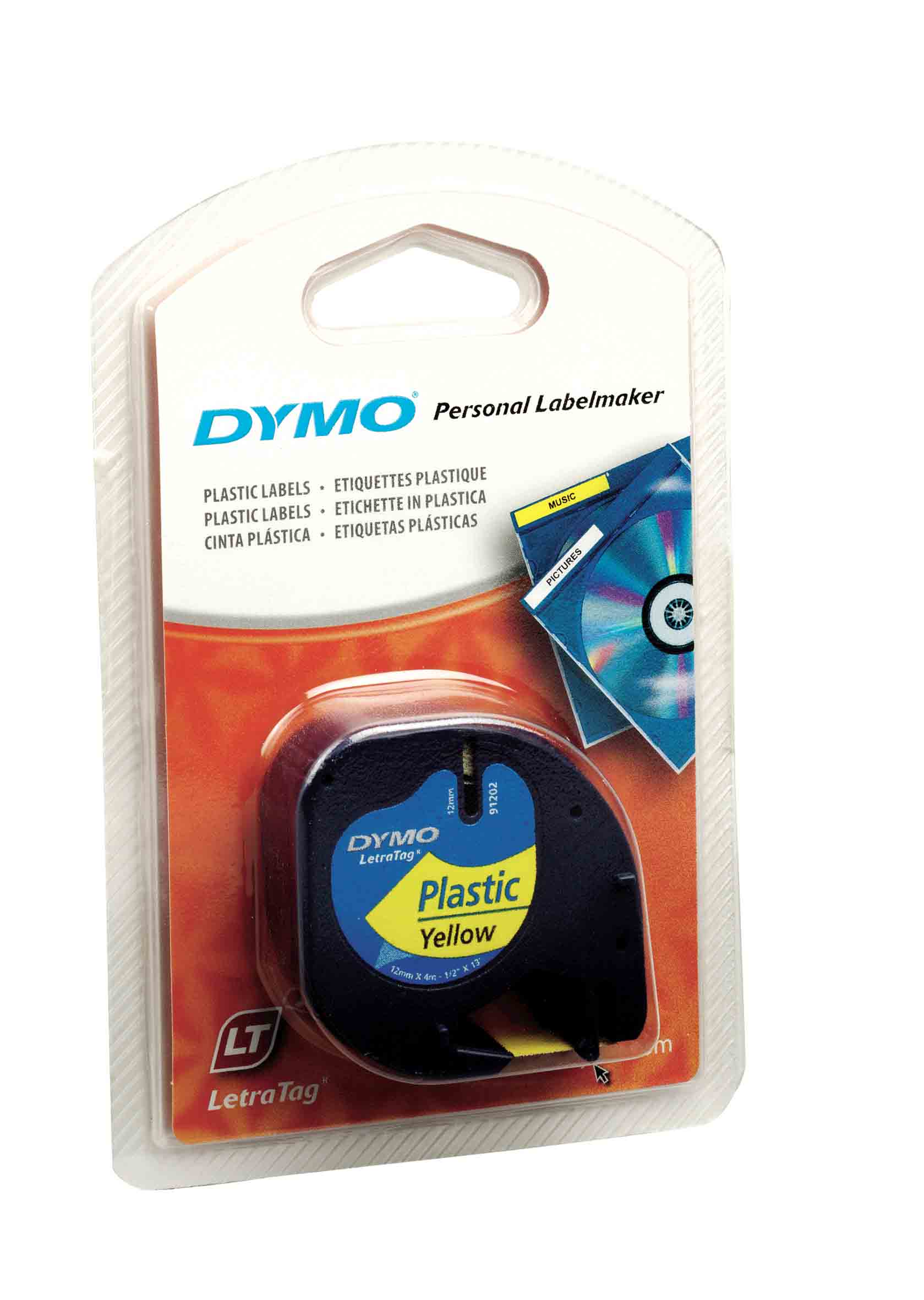 DYMO S0721620 LETRATAG ŞERİT PLASTİK SARI