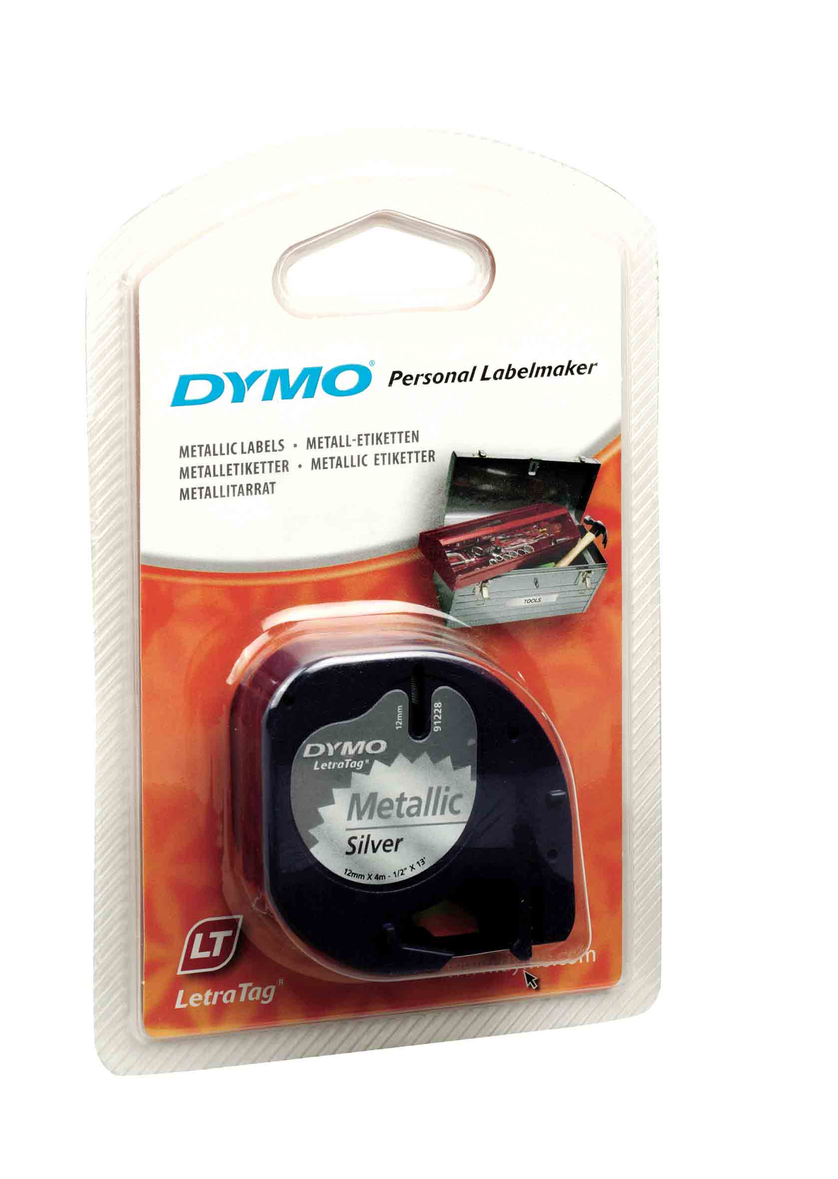 DYMO S0721730 LETRATAG ŞERİT METALİK SILVER