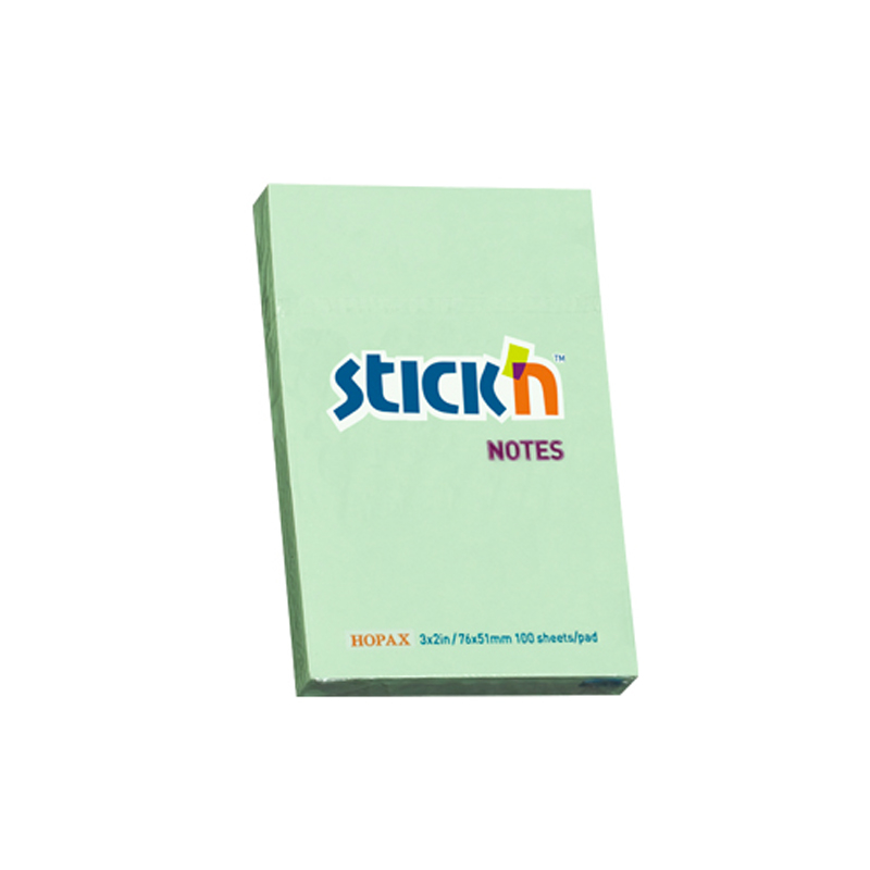 GIPTA 21147 STICK'N 76X51 PASTEL YEŞİL 100YP