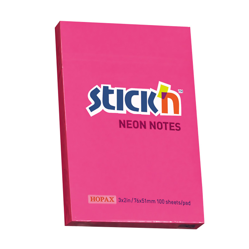 GIPTA 21161 STICK'N 76X51 NEON MAGENTA 100YP