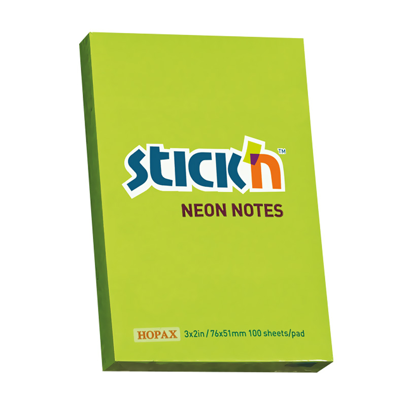 GIPTA 21163 STICK'N 76X51 NEON YEŞİL 100YP