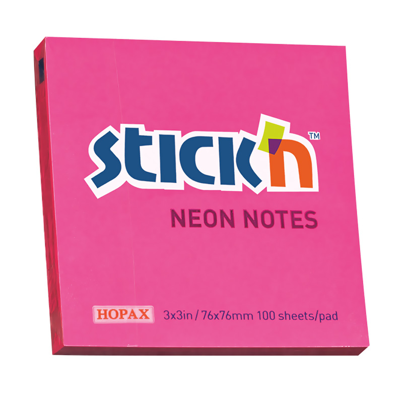 GIPTA 21165 STICK'N 76X76 NEON PEMBE 100YP