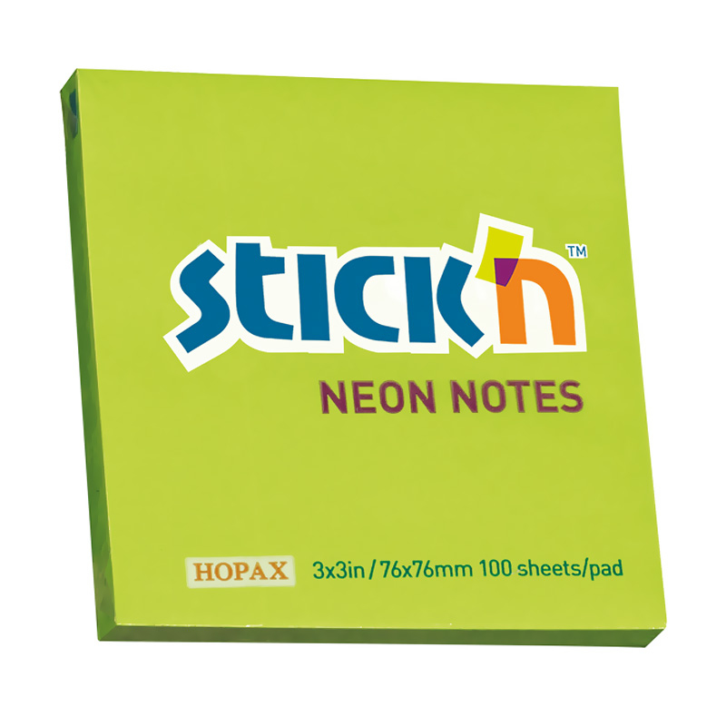 GIPTA 21167 STICK'N 76X76 NEON YEŞİL 100YP