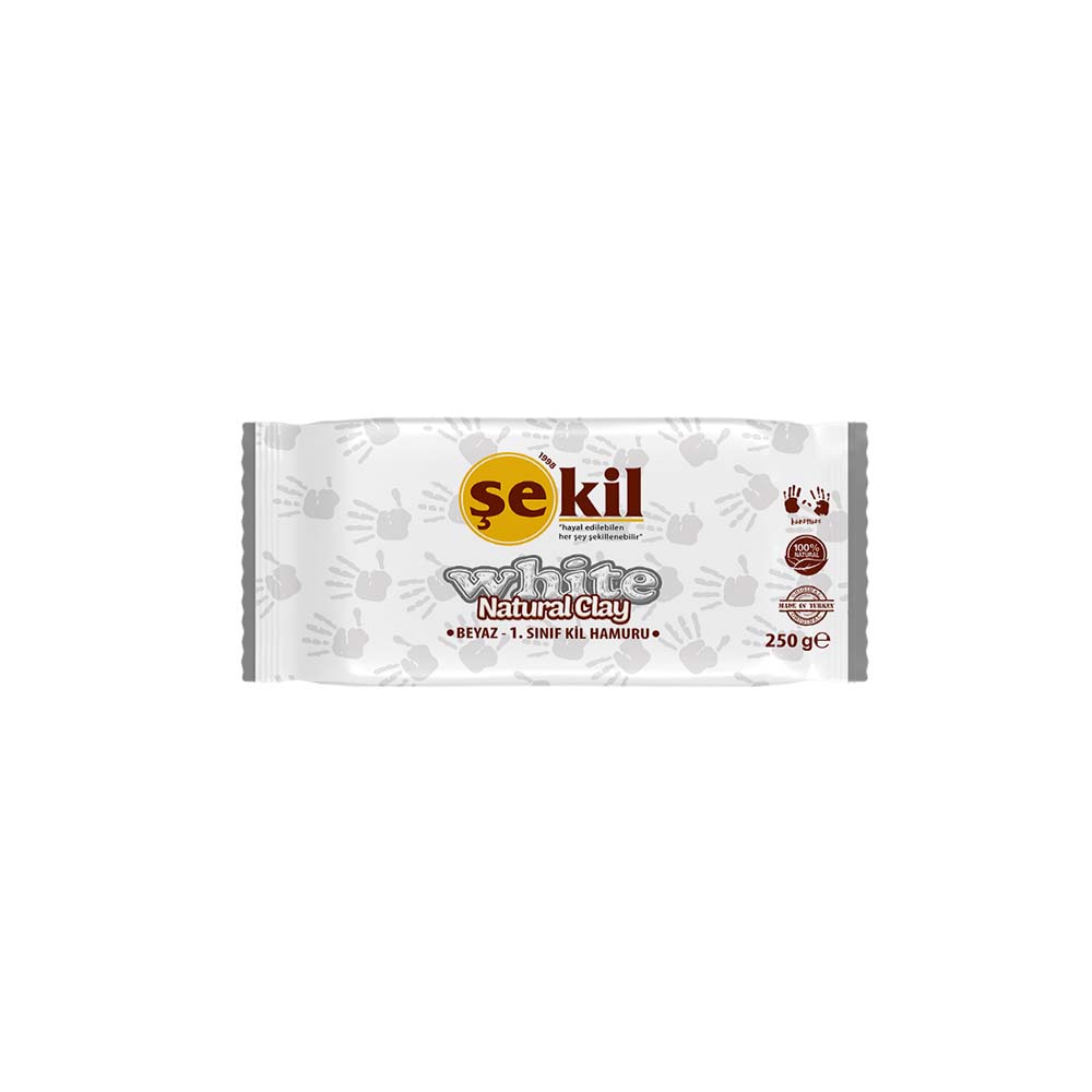 ŞEKİL SERAMİK HAMURU 250GR BEYAZ