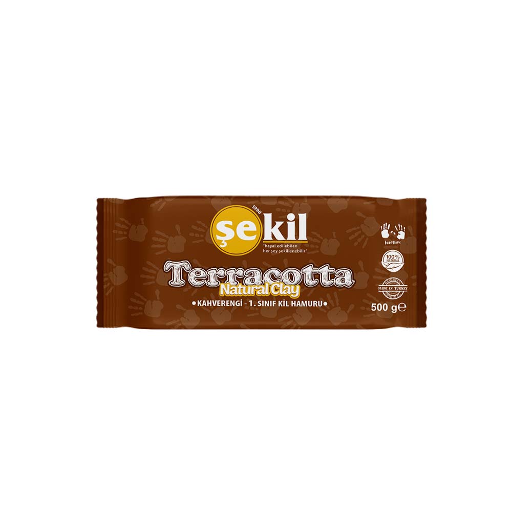 ŞEKİL SERAMİK HAMURU 500GR KAHVERENGİ