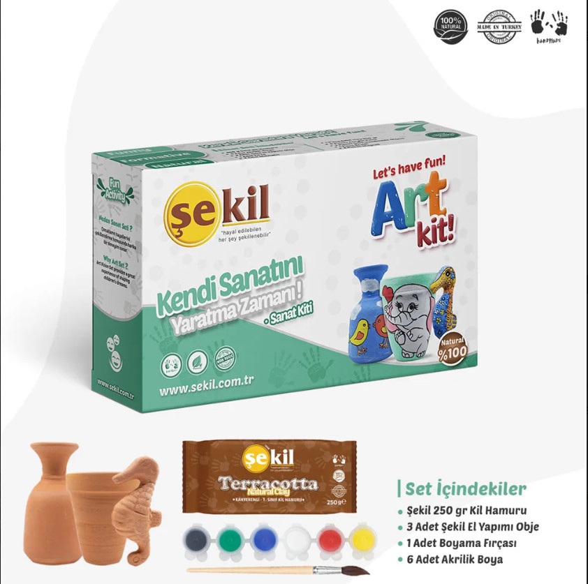 ŞEKİL SERAMİK SANAT SETİ