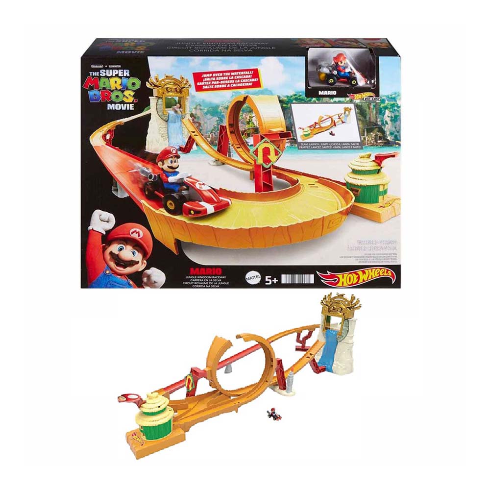 MATTEL HMK49 SÜPER MARİO JUNGLE KİNGDOM OYUN SETİ