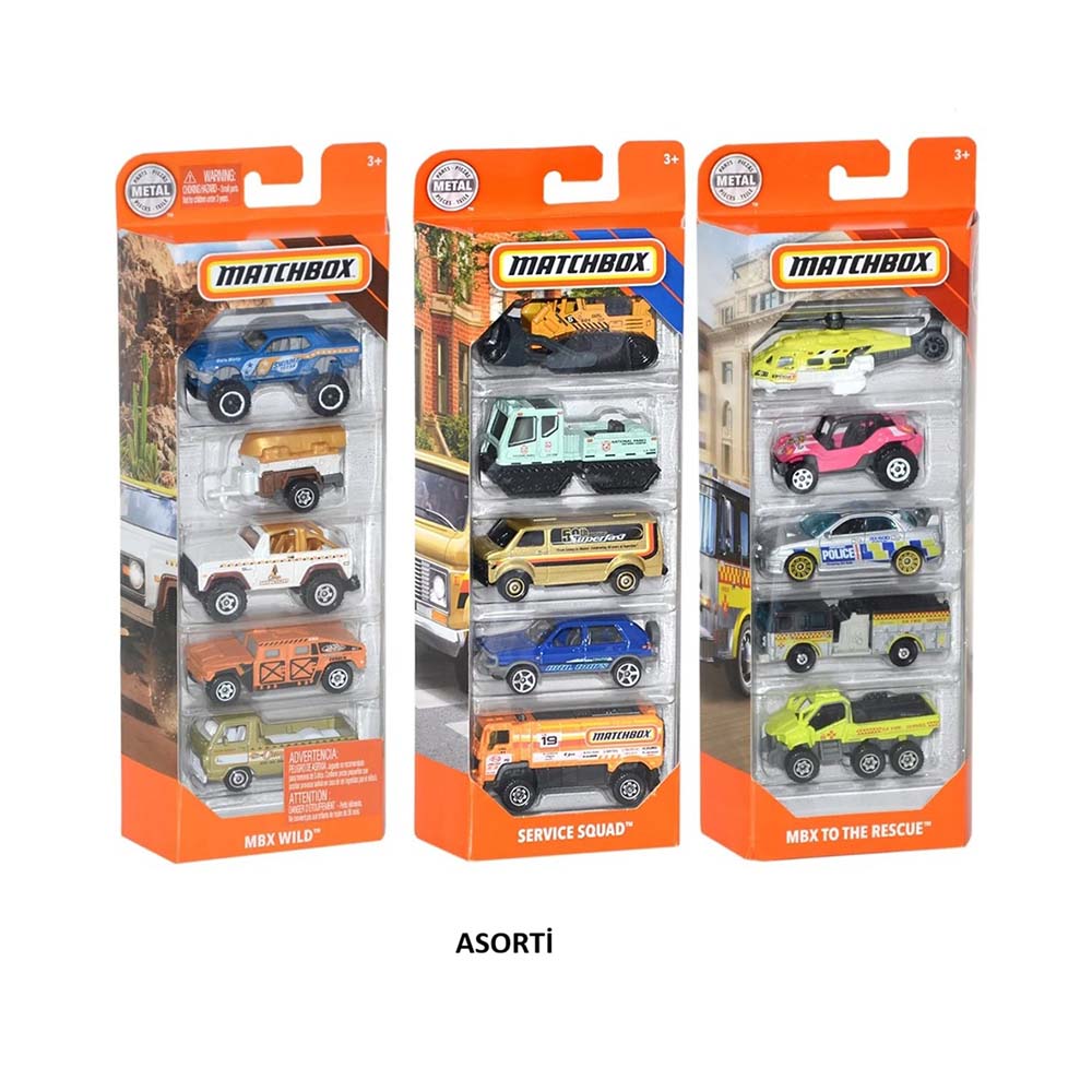 MATTEL C1817 MB BESLI ARABA SETI 12 MATCBOX
