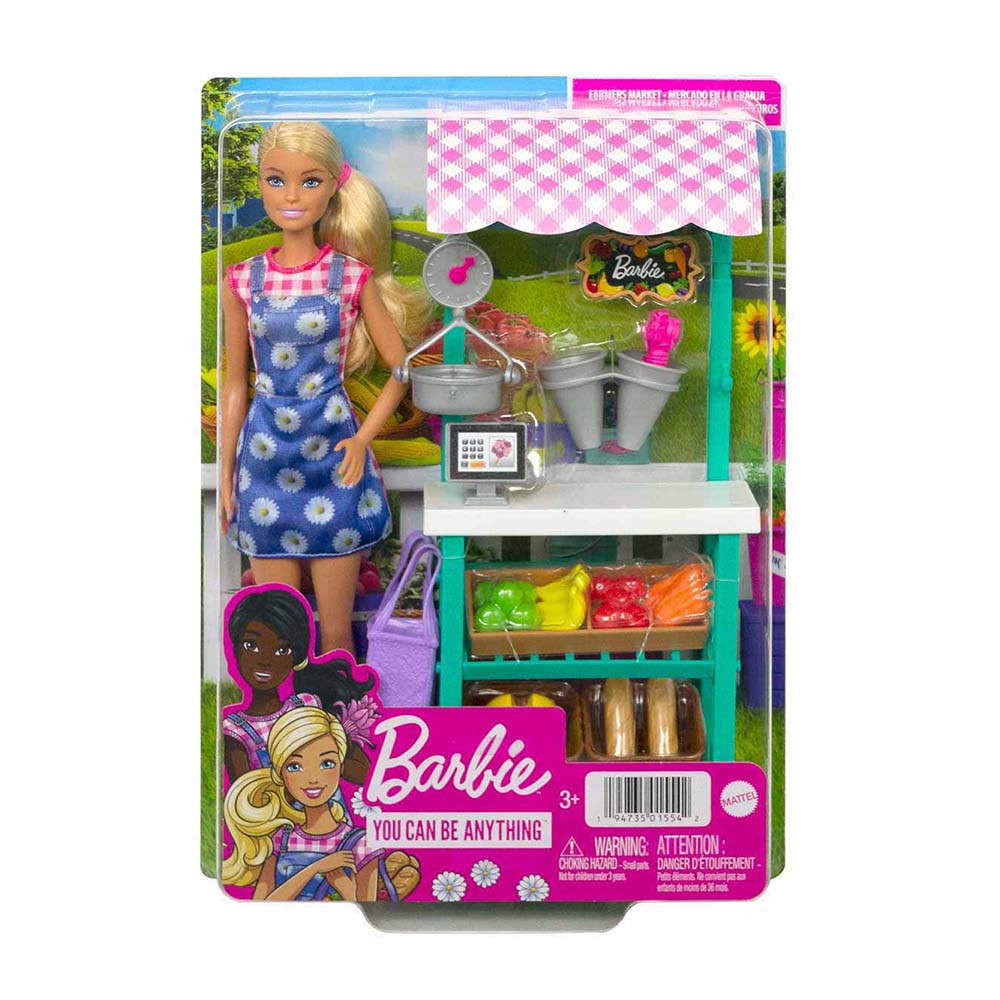 MATTEL HCN22 BARBİE ÇİFTÇİ PAZARI OYUNSETI 6
