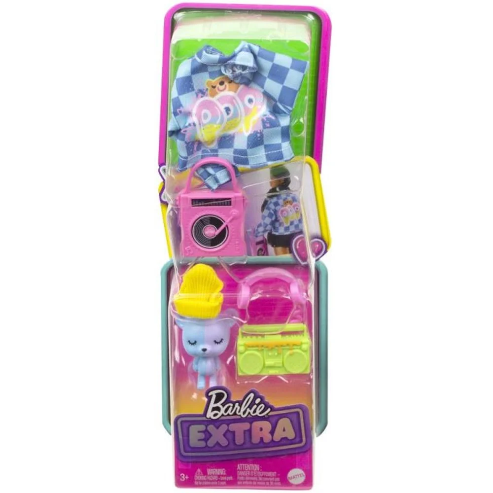 MATTEL HDJ38 BARBİE EXTRA HAYVAN DOSTLARI VE KIYAFET PAKET
