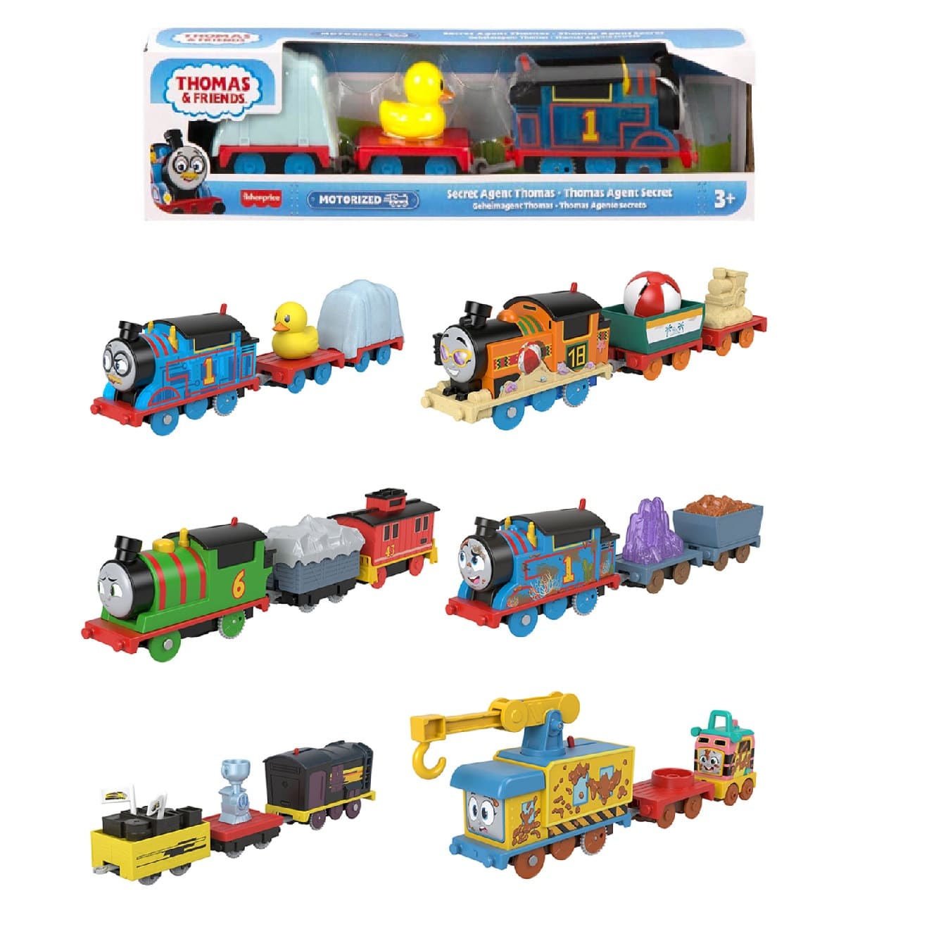 MATTEL HFX97 FP TF BUYUK TEKLI TREN EGLENCELI KARAKTERLER 9