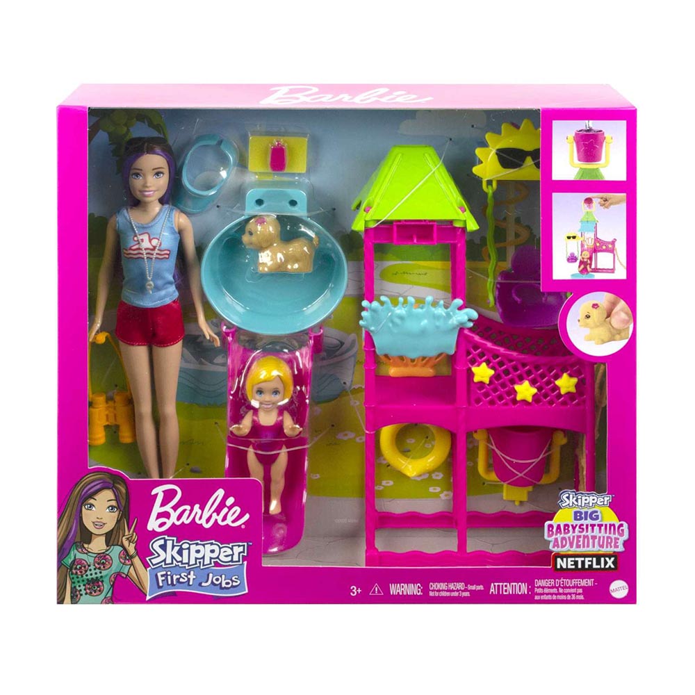 MATTEL HKD80 BARBİE SKIPPER'IN SU PARKI EĞLENCESİ