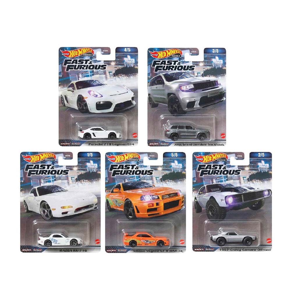 MATTEL HNW46 HOT WHEELS FAST&FURİOUS PREMİUM ARABALAR MATTEL HNW46 HOT WHEELS FAST&FURİOUS PREMİUM ARABALAR
