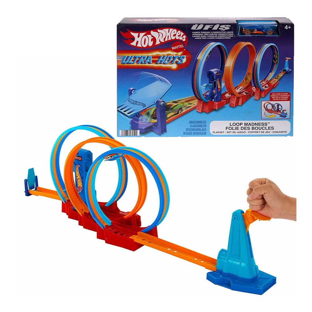 MATTEL HPX93 ULTRA HOTS CILGIN CEMBER YARISI SETİ 3