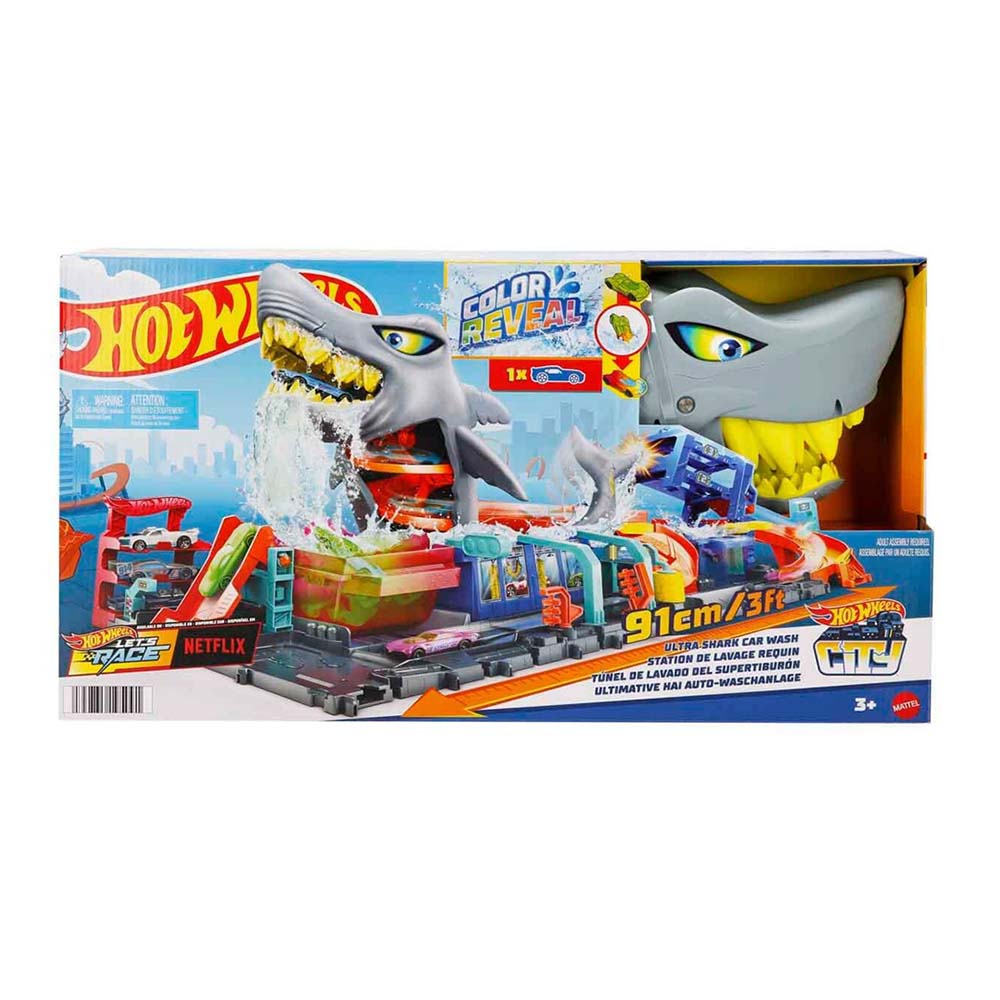 MATTEL HTN82 HOT WHEELS MUHTEŞEM KÖPEK BALIĞI ARABA OYUN SETİ