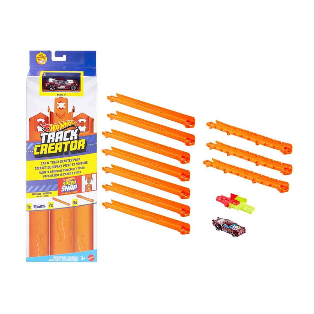 MATTEL JDW43 HOT WHEELS CREATOR TEMEL PİST VE ARABA SETİ