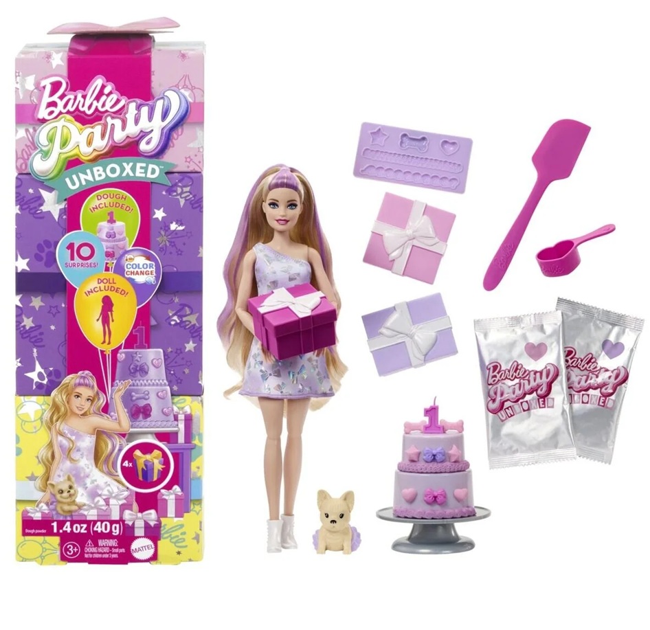 MATTEL JFG68-JFG71 BARBİE PARTY UNBOXED KÖPEĞİMİN DOĞUM GÜNÜ